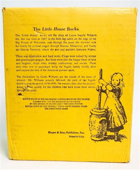 Laura Ingalls Wilder S Little House Books Yellow Complete Boxed Set Of 9 1971 Ebay