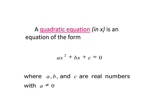 Quadratic equations | PPT