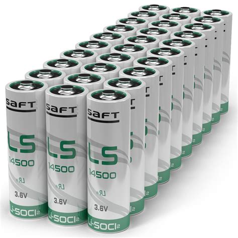 Saft Ls Aa Lithium Battery V Mah Bulk Pack Aa