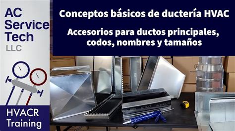 Conceptos básicos de ductería HVAC Accesorios para ductos principales