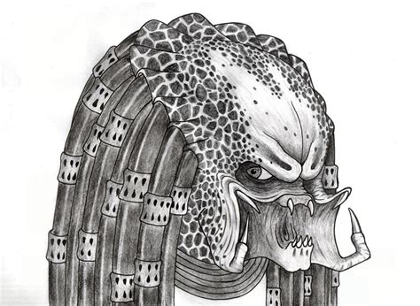 Predator Head - Open Mouth by PredatrHuntr on DeviantArt