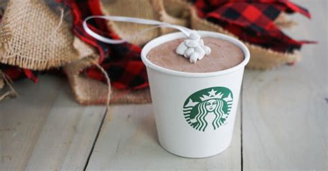DIY Starbucks Hot Cocoa Ornament Life Is Sweeter By Design