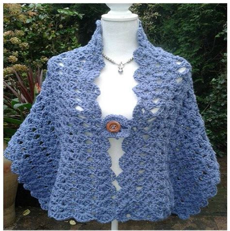 Shell Stitch Shawl Crochet Pattern