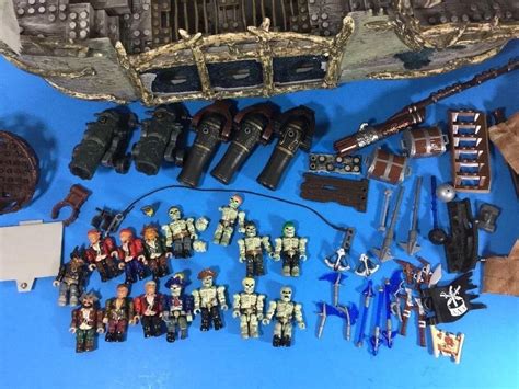 Mega Bloks Dread Eye Phantom Lot Pieces Pirate Ship Pyrates Set 3660