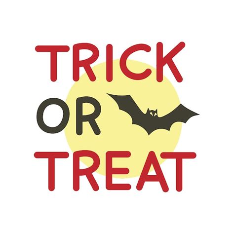 Premium Vector Trick Or Treat Halloween Text