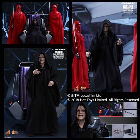 全新 膠袋未開 Hottoys Hot toys Starwars Star Wars Emperor Palpatine Deluxe