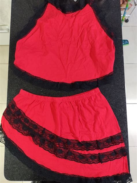 Conjunto Pijama Lingerie Espanhola Amarra O Frente Nica Assim Trico Lingerie Feminina
