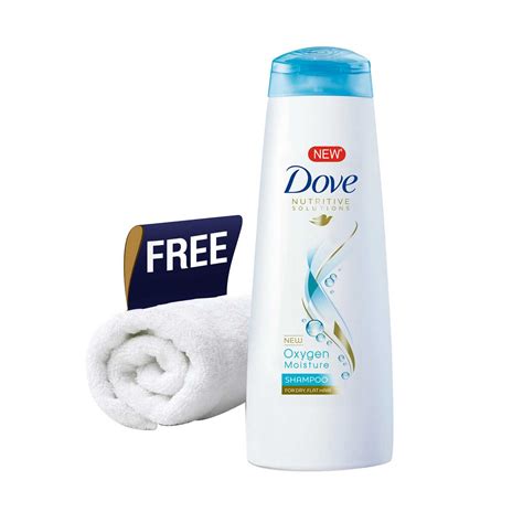 Dove Shampoo Oxygen Moisture Towel Free 340ml Easyshop