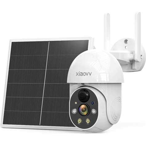 Xiaovv P Fullhd Wifi Solar Panel White Security Camera