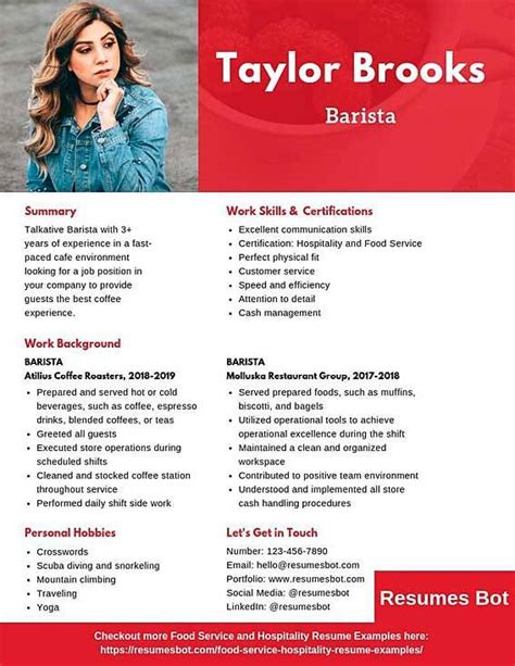 Barista Resume Template Valera Teacher Resume Examples Resume Riset