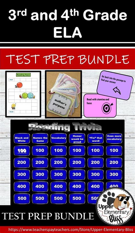 3rd Grade Reading Test Prep Bundle Grado