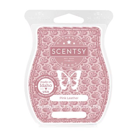 Pink Leather Scentsy Wax Bar August 2023 Scentsy Online Store