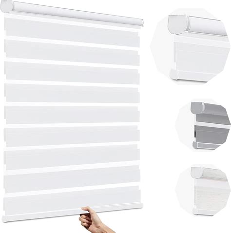 Amazon Flamax Dual Layer Cordless Zebra Roller Shades Cordless