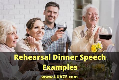 Rehearsal Dinner Speech Examples