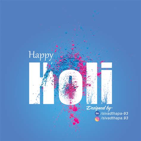 Holi Colorsplash Creative Design Graphic Designer Check The Weblink