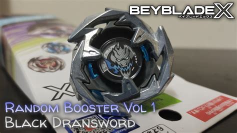 Black Dransword Random Booster Vol 1 Unboxing Dan Review Beyblade X