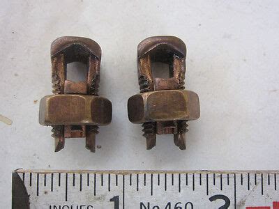 Burndy KS20 4 14 Copper Split Bolt Connector Lot Of 2 New EBay