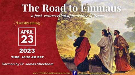 The Road To Emmaus One Of The Post Resurrection Appearances Of Jesus