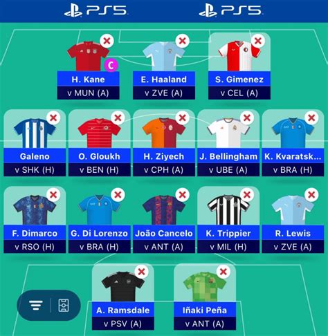 UCL Fantasy Best Wildcard Team For Matchday 6 Fantasy Football Community