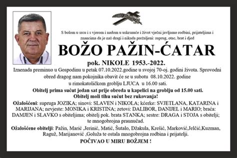 Iznenada Preminuo Stola Ki Gospodarstvenik I Vlasnik Crpke Atar Benz