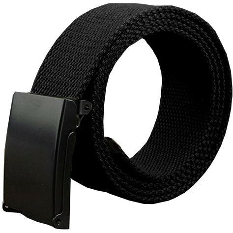 Military Style Webbing Belt Webbed Canvas Strap Automatic Etsy Uk