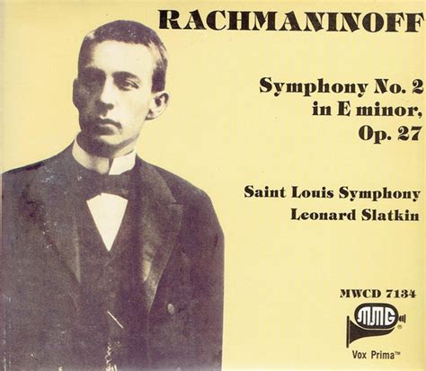 Rachmaninoff Saint Louis Symphony Orchestra Leonard Slatkin