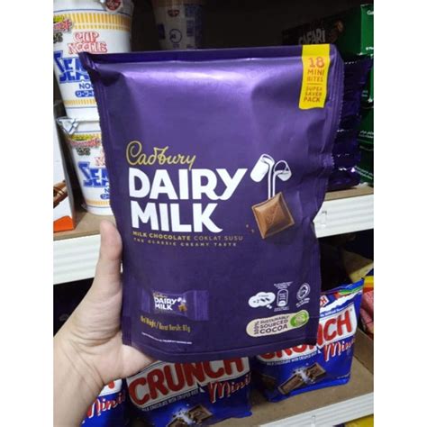 Cadbury Dairy Milk 18 Mini Bites 81g Shopee Philippines