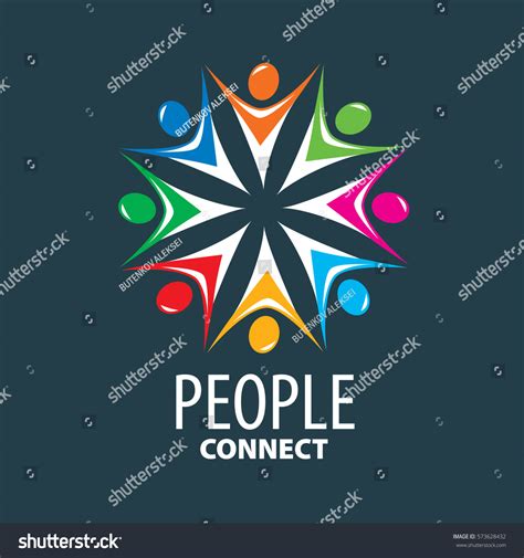 Vector Logo People Stock Vector Royalty Free 573628432 Shutterstock