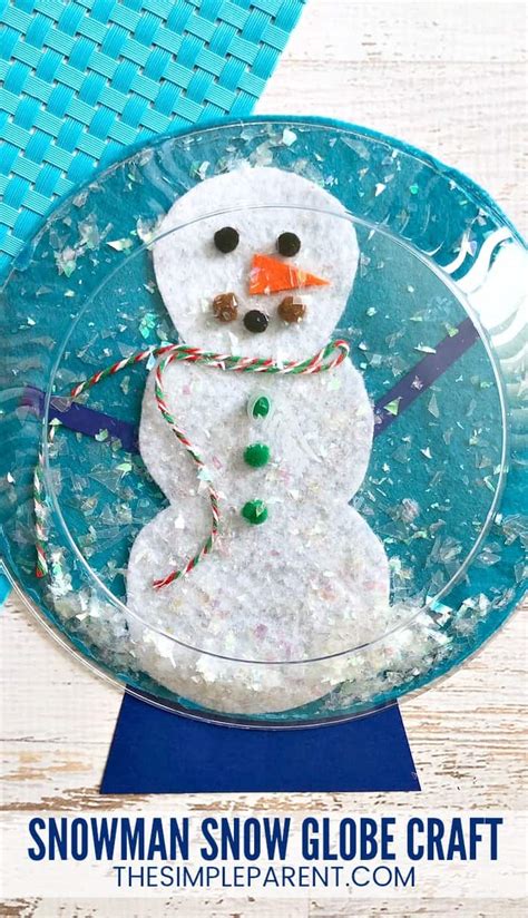 Cutest Snowman Snow Globe Craft Your Kids Will Ever Make!