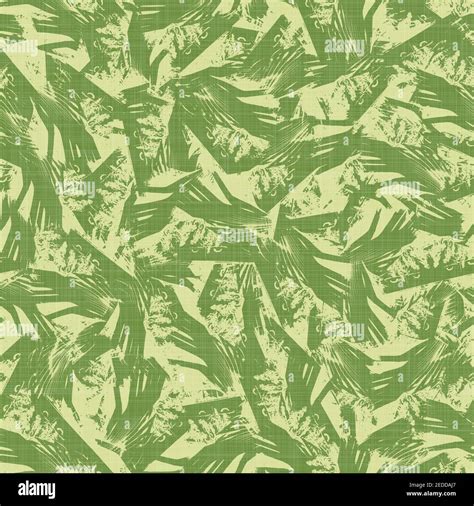 Bright Line Green Tropical Leaves Seamless Pattern Stock Photo Alamy