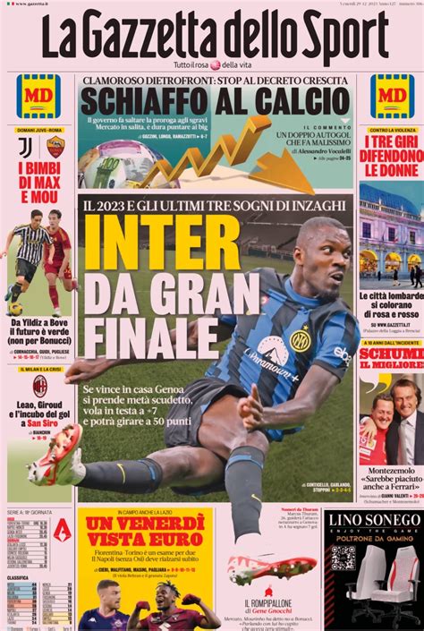 Buongiorno Aquilotti Partiamo Dalle Prime Pagine Sportive Di Oggi