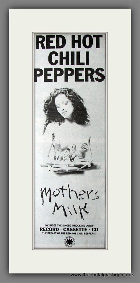 Red Hot Chili Peppers Mothers Milk Poster