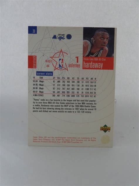 代購代標第一品牌樂淘letaoANFERNEE HARDAWAY ペニーハーダウェイ 1997 98 UPPER DECK UD3 30