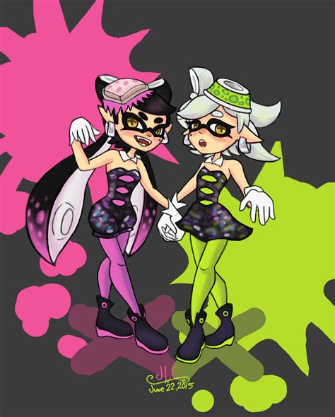 The Squid Sisters By Hirokothehedgehog On Deviantart