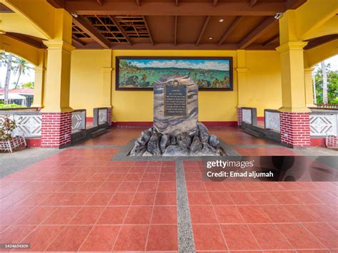 Plaque Of Magellans Death In Mactan Shrine Lapu Lapu Cebu Philippines ...