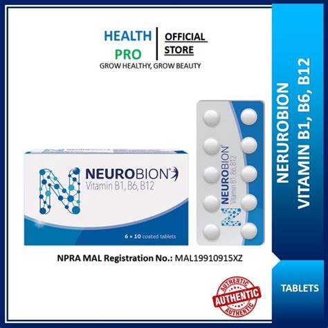 NEUROBION VITAMIN B1 B6 B12 TABLET Expiry 05 2025 Lazada