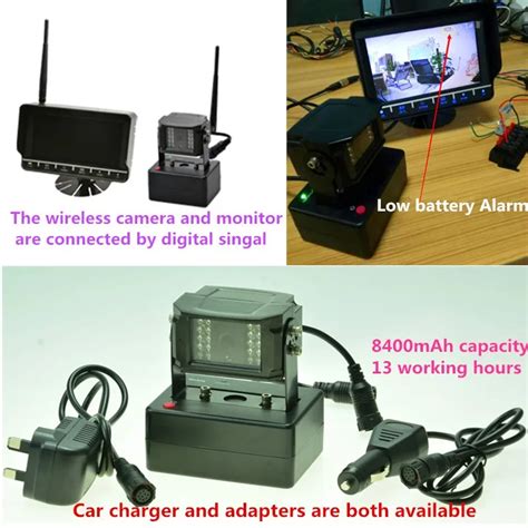 Rechargeable Battery Wireless Rear Backup Camera,Rear View Wireless Parking Camera - Buy ...