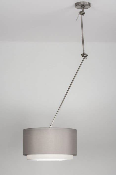 Hanglamp 30721 Landelijk Modern Staal Rvs Stof