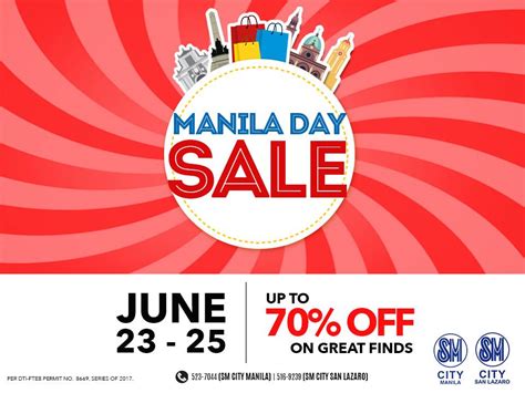 Manila Day Sale Sm City Manila And Sm City San Lazaro Manila On Sale