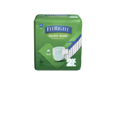 Fitright Optifit Ultra Adult Diapers Disposable Incontinence Briefs