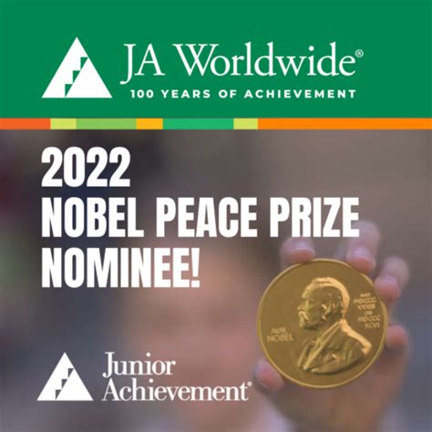 JA Worldwide Nominated For The 2022 Nobel Peace Prize