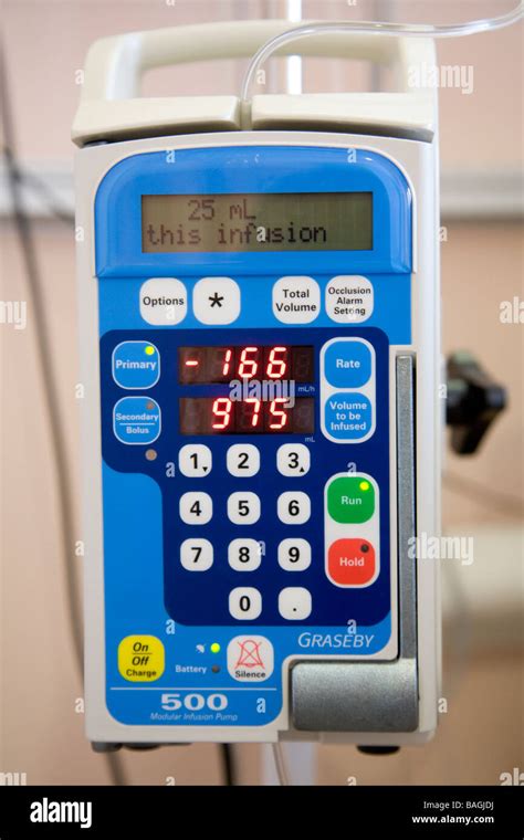 A Graseby Infusion Pump For Intravenous Medication In A Hospital In