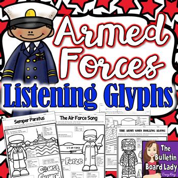 Armed Forces Listening Glyphs Listening Glyphs Glyphs Marines Hymn