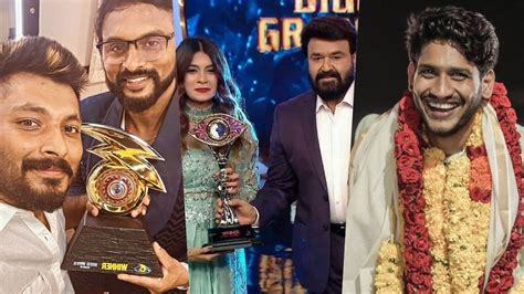 Bigg Boss Malayalam Winners List Season Filmibeat