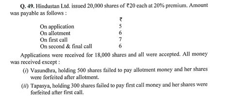 Dk Goel Solutions Q Chapter Issue Of Shares Class Cbse