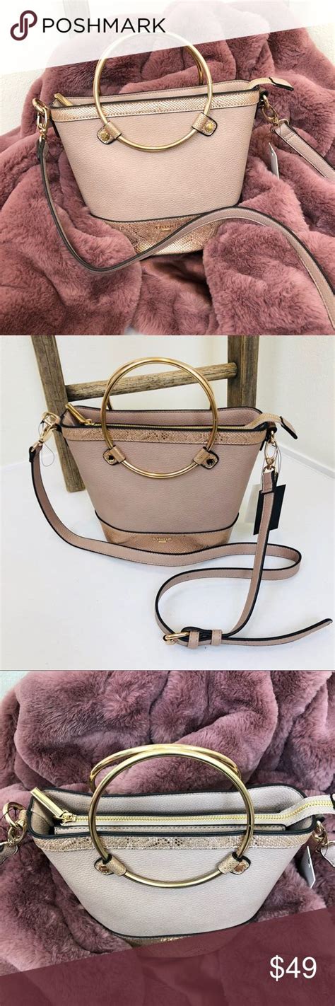 Dune London Rose Gold Crossbody Convertible Bag Convertible Bags