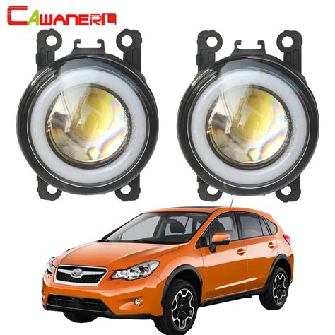 Cawanerl For Subaru Xv Car W Led Fog Light Angel