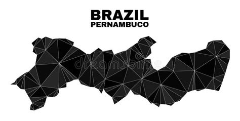 Vector Del Mapa De Pernambuco Ilustraci N Del Vector Ilustraci N De