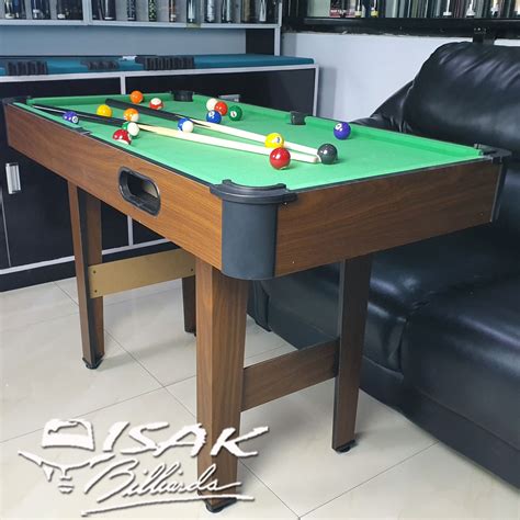 Mini Pool Table 4 Ft Mdf Mainan Hadiah Anak Meja Biliar Billiard