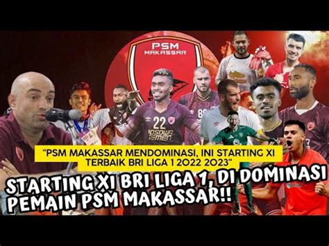 Psm Makassar Mendominasi Ini Starting Xi Terbaik Bri Liga